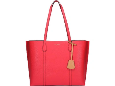 Tory Burch Perry Triple Compartment Tote Bag In Red