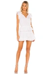 Misa Iliana Dress In White Eyelet In White