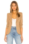 Smythe Classic Duchess Wool Blazer In Camel