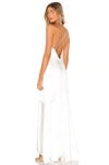 Elliatt Aisle Satin Slipdress In White