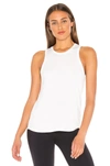Splits59 Toni Jersey Tank Top In Off White