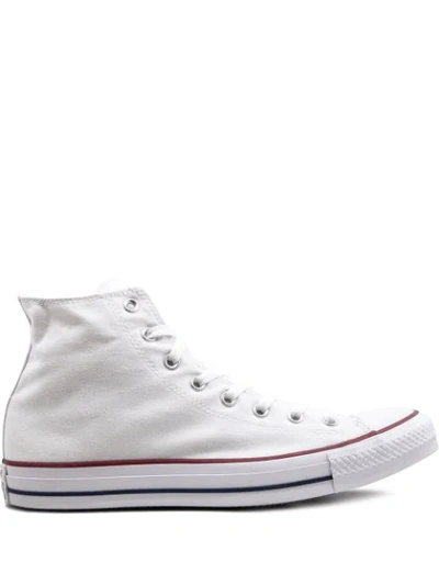 Converse All Star Hi Sneakers In Optical White/white/white