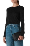 Whistles Annie Sparkle Sweater In Black