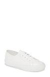Superga 2750 Synt Crocodile Embossed Sneaker In White Croc