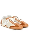 LOEWE BALLET RUNNER NYLON AND LEATHER trainers,P00443713