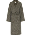 Nanushka Houndstooth Single Breasted Coat