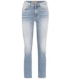 7 FOR ALL MANKIND ROXANNE MID-RISE SKINNY JEANS,P00437531