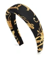 VERSACE PRINTED SILK HEADBAND,P00434206