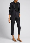 Brunello Cucinelli Cashmere Basic Crewneck Sweater In Black