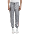 Thom Browne Men's Ripstop Track Pants With Side Stripes In Multi-colored