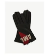 AGNELLE AMOUR LEATHER GLOVES,32679450