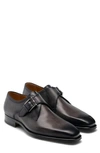 Magnanni Men's Marco Ii Single-monk Leather Dress Shoes In Grafito