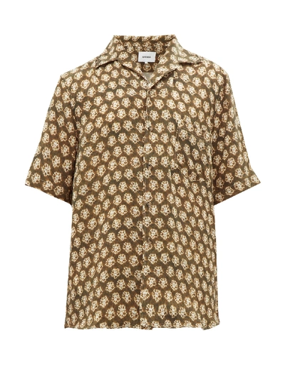 Nanushka Short Sleeve Bohemian Print Shirt In Multi-colour
