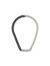 ALEXANDER MCQUEEN IDENTITY CURB CHAIN NECKLACE