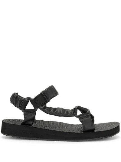 Arizona Love Trekky Fun Grosgrain Sandals In Black