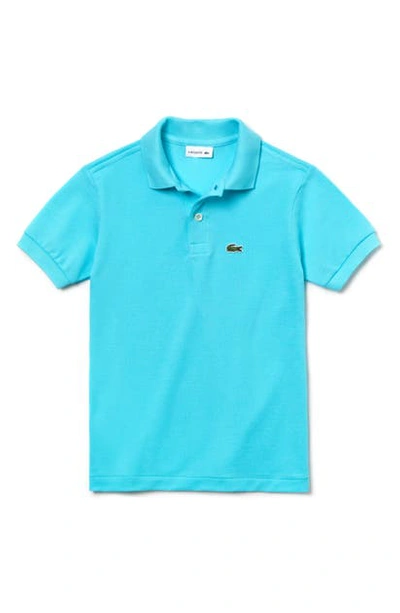 Lacoste Kids' Classic Pique Polo In Niagra