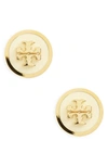 TORY BURCH LOGO STUD EARRINGS,40827