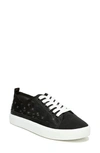 Sam Edelman Edelyn Sneaker In Black/ White Fabric
