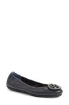 Tory Burch Minnie Ballet Flat In Tory Navy