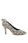 FERRAGAMO SALVATORE FERRAGAMO GANCINI PRINTED PUMPS