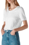 Whistles Rosa Double Trim T-shirt In White