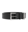 BURBERRY LEATHER BELT WITH CHAIN LOOP,15035565