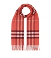 BURBERRY CASHMERE GIANT CHECK SCARF,15118611
