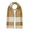 BURBERRY CASHMERE GIANT CHECK SCARF,15118608