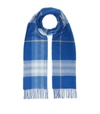 BURBERRY CASHMERE GIANT CHECK SCARF,15118597