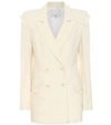 TIBI 羊毛和棉质混纺西装式外套,P00437004