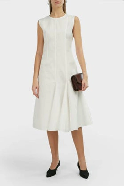 Joseph Fowley Cotton-linen Midi Dress In Ivory