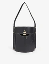 CHLOÉ ABY LEATHER BUCKET BAG,221-3002986-CHC20SS209C42