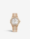 CHOPARD CHOPARD WOMENS R GOLD/WHITE 295370-5002 ALPINE EAGLE AUTOMATIC 18CT ROSE-GOLD AND DIAMOND WATCH,34933167