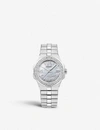 CHOPARD CHOPARD MENS S STEEL/WHITE 298601-3002 ALPINE EAGLE AUTOMATIC LUCENT STEEL A223 AND DIAMOND WATCH,34933087