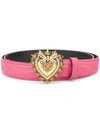 DOLCE & GABBANA DEVOTION BUCKLED BELT