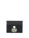 PHILIPP PLEIN SKULL PATCH CARDHOLDER