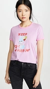 Marc Jacobs Magda Archer Printed Cotton-jersey T-shirt In Pink