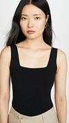 VINCE SQUARE NECK TANK