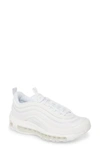 Nike White Air Max 97 Sneakers In White/ White/ Pure Platinum