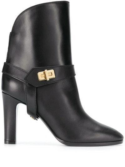 Givenchy Eden Boots In Smooth Leather In Black