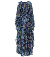 ETRO FLORAL SILK-BLEND GOWN,P00434491