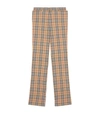 BURBERRY VINTAGE CHECK SAILOR TROUSERS,15014939