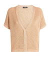 PESERICO KNITTED SEQUIN CARDIGAN,15015979
