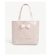 TED BAKER Geeocon bow detail PVC tote,870-10003-229321