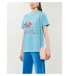 GUCCI Disney x Gucci graphic-print cotton-jersey T-shirt