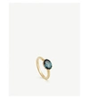 ASTLEY CLARKE 利尼亚黄玉色 18 克拉黄金镀层纯银戒指,R00056256