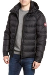 Canada Goose Hybridge Base Down-filled Jacket In Black