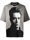 Dolce & Gabbana James Dean Print T-shirt In Grey