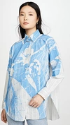 ACNE STUDIOS STELLA COTTON MAGAZINE BUTTON DOWN