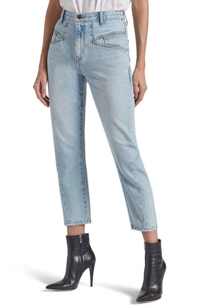 Current Elliott Current/elliott The Helix Cropped Straight-leg Jeans In Wentworth